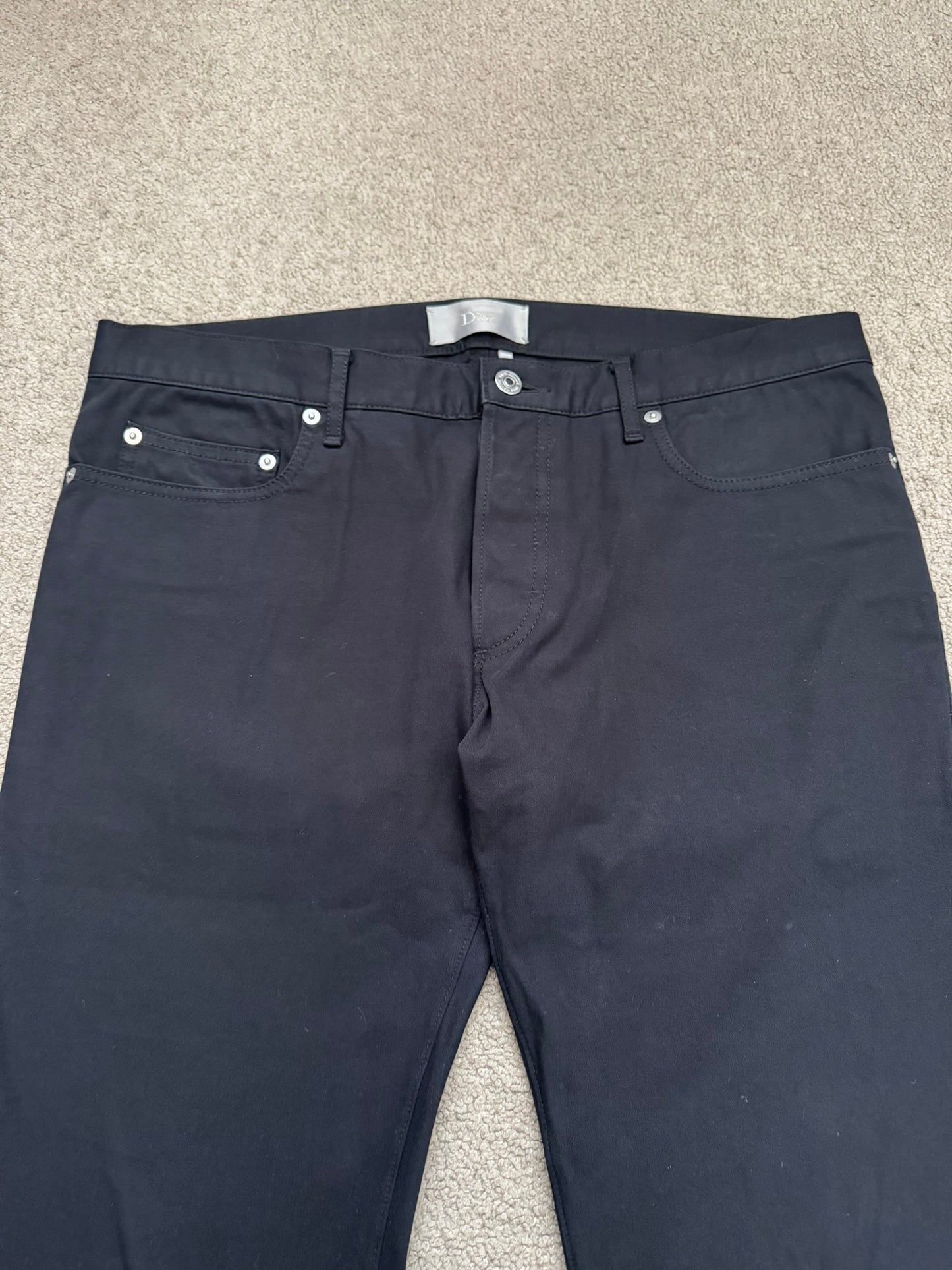 SS09 Dior Homme by Kris Van Assche MIJ Black Denim Jeans