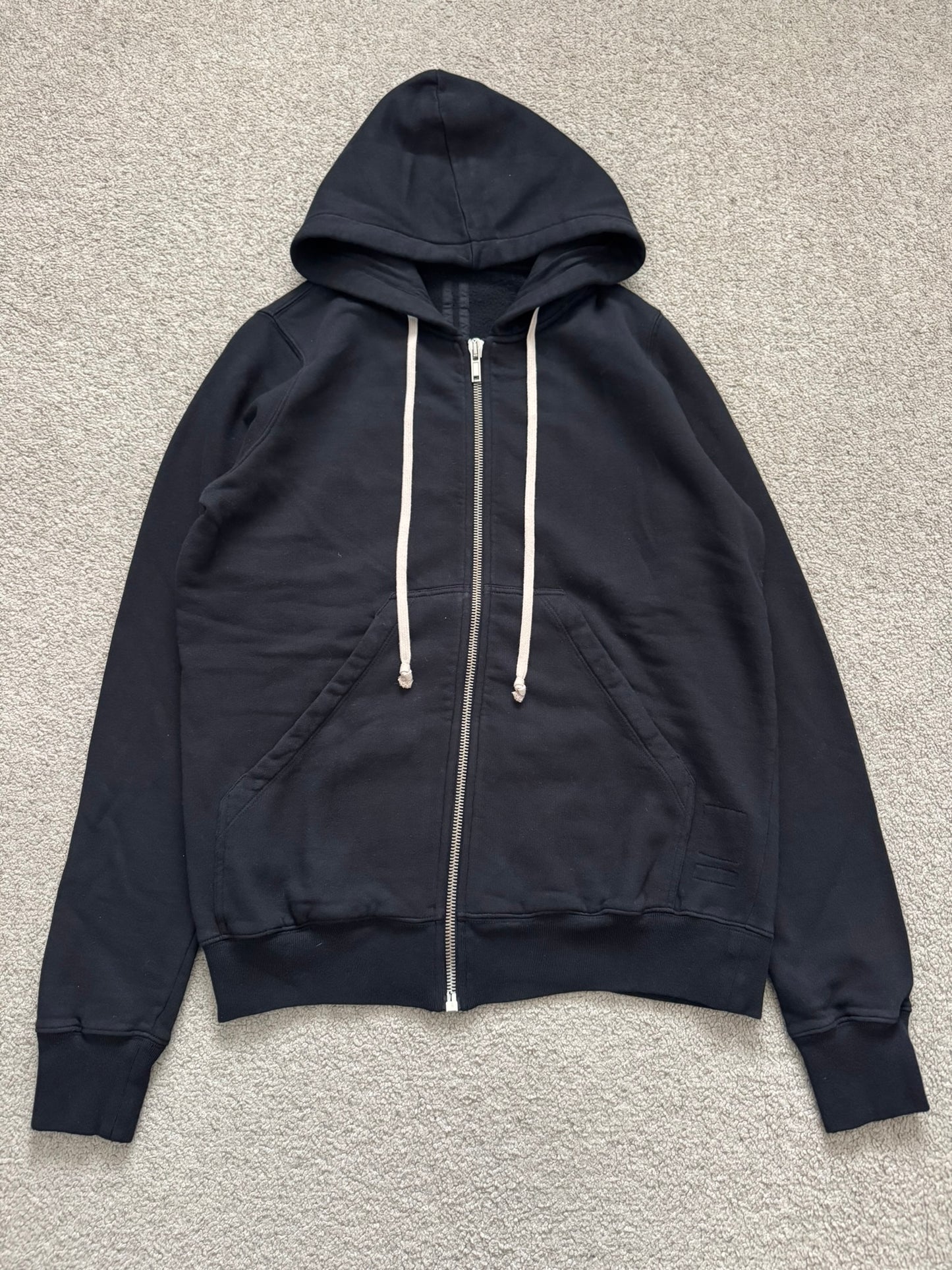 FW14 Rick Owens DRKSHDW Black Felpa Jason Zip Up Hoodie