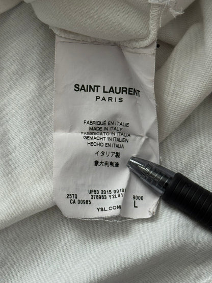 SS15 Saint Laurent by Hedi Slimane Blood Luster T Shirt