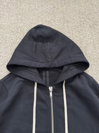 FW14 Rick Owens DRKSHDW Black Felpa Jason Zip Up Hoodie