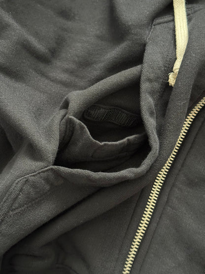 FW14 Rick Owens DRKSHDW Black Felpa Jason Zip Up Hoodie