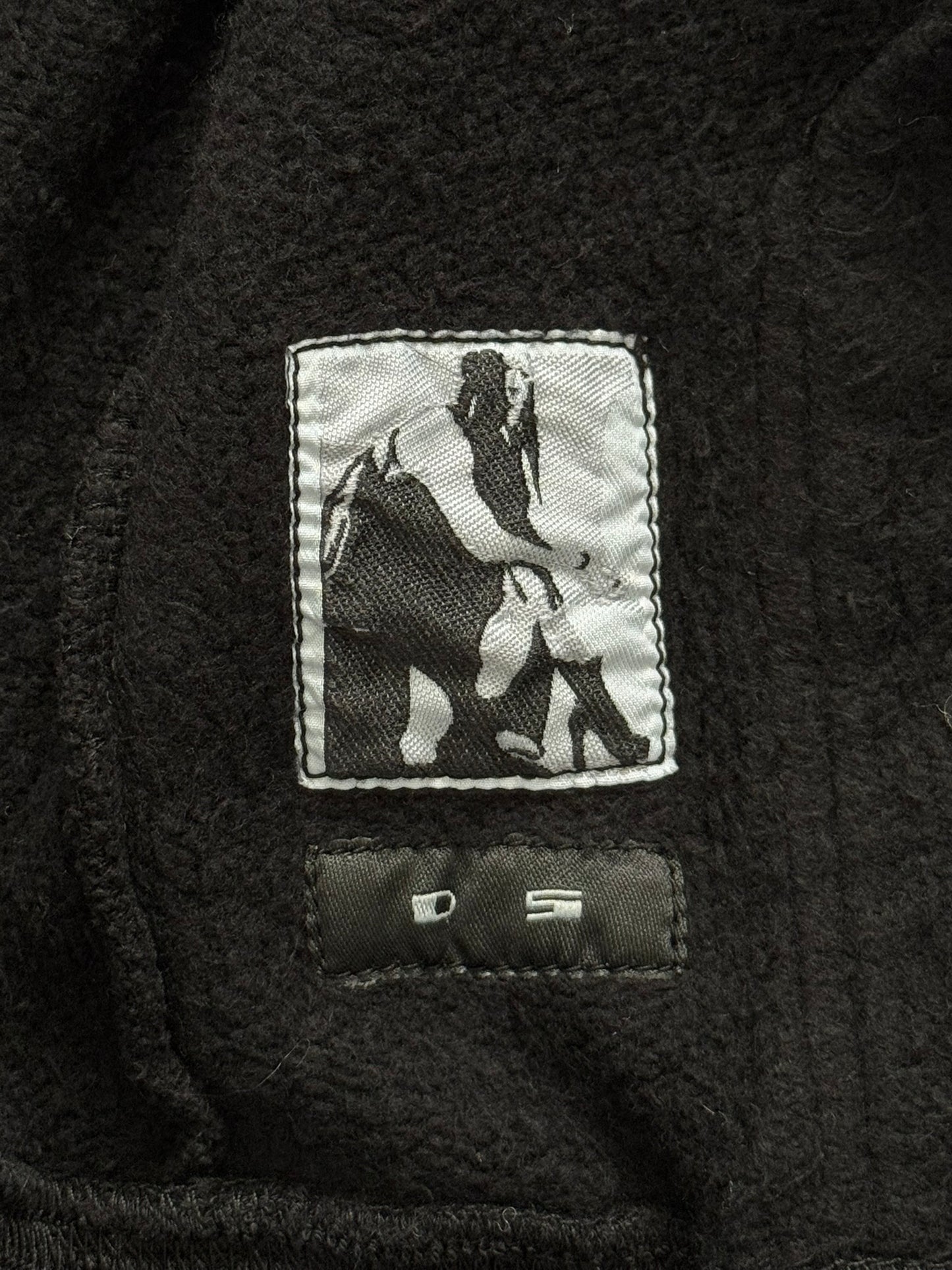 FW14 Rick Owens DRKSHDW Black Felpa Jason Zip Up Hoodie