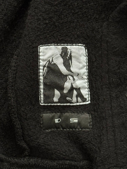 FW14 Rick Owens DRKSHDW Black Felpa Jason Zip Up Hoodie