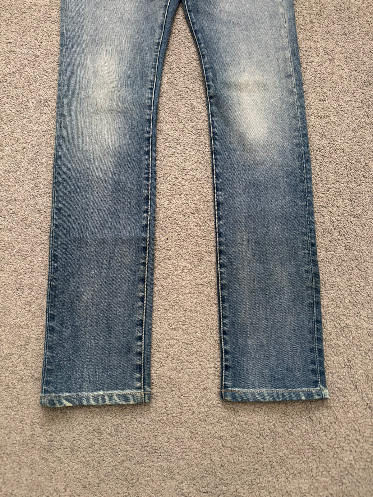 FW16 Saint Laurent by Hedi Slimane Light Washed D02 Denim Jeans