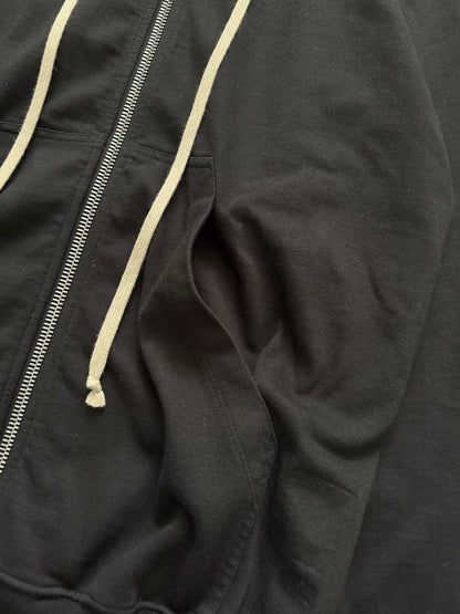 SS21 Rick Owens DRKSHDW Black Jason Zip Up Hoodie