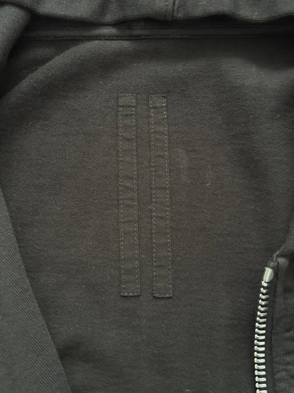 SS21 Rick Owens DRKSHDW Black Jason Zip Up Hoodie