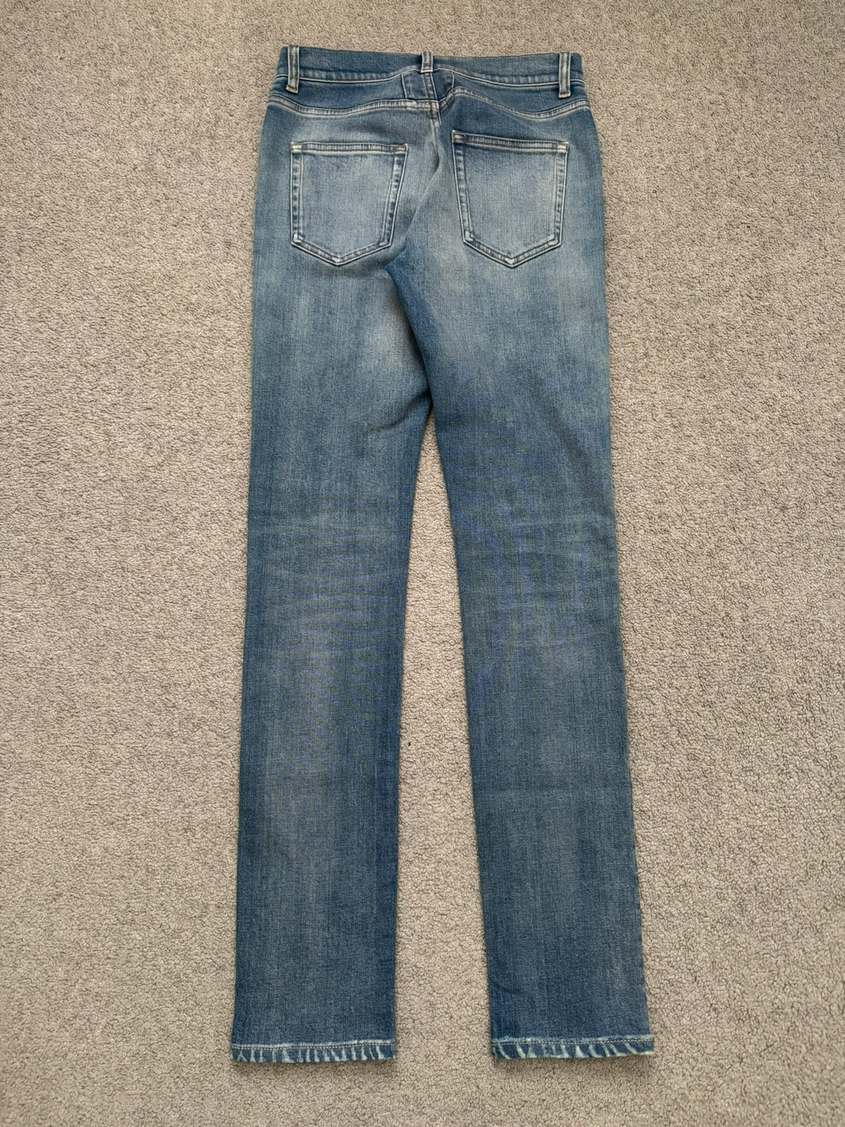 FW16 Saint Laurent by Hedi Slimane Light Washed D02 Denim Jeans