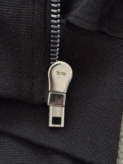 SS21 Rick Owens DRKSHDW Black Jason Zip Up Hoodie