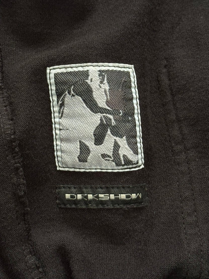 SS21 Rick Owens DRKSHDW Black Jason Zip Up Hoodie