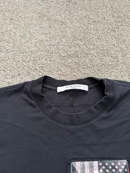 FW16 Givenchy by Riccardo Tisci Patch Flag T Shirt