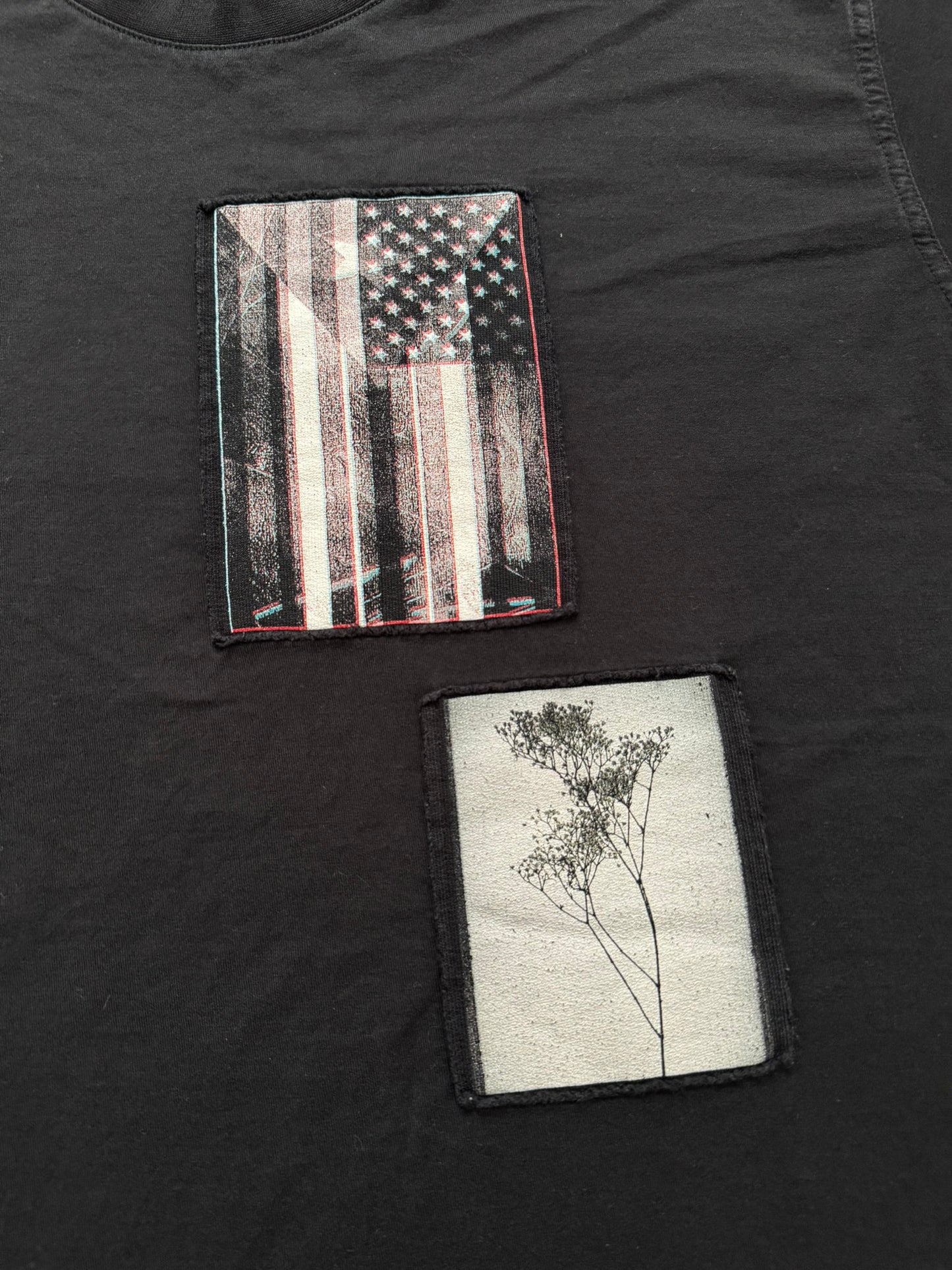 FW16 Givenchy by Riccardo Tisci Patch Flag T Shirt