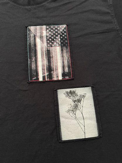 FW16 Givenchy by Riccardo Tisci Patch Flag T Shirt