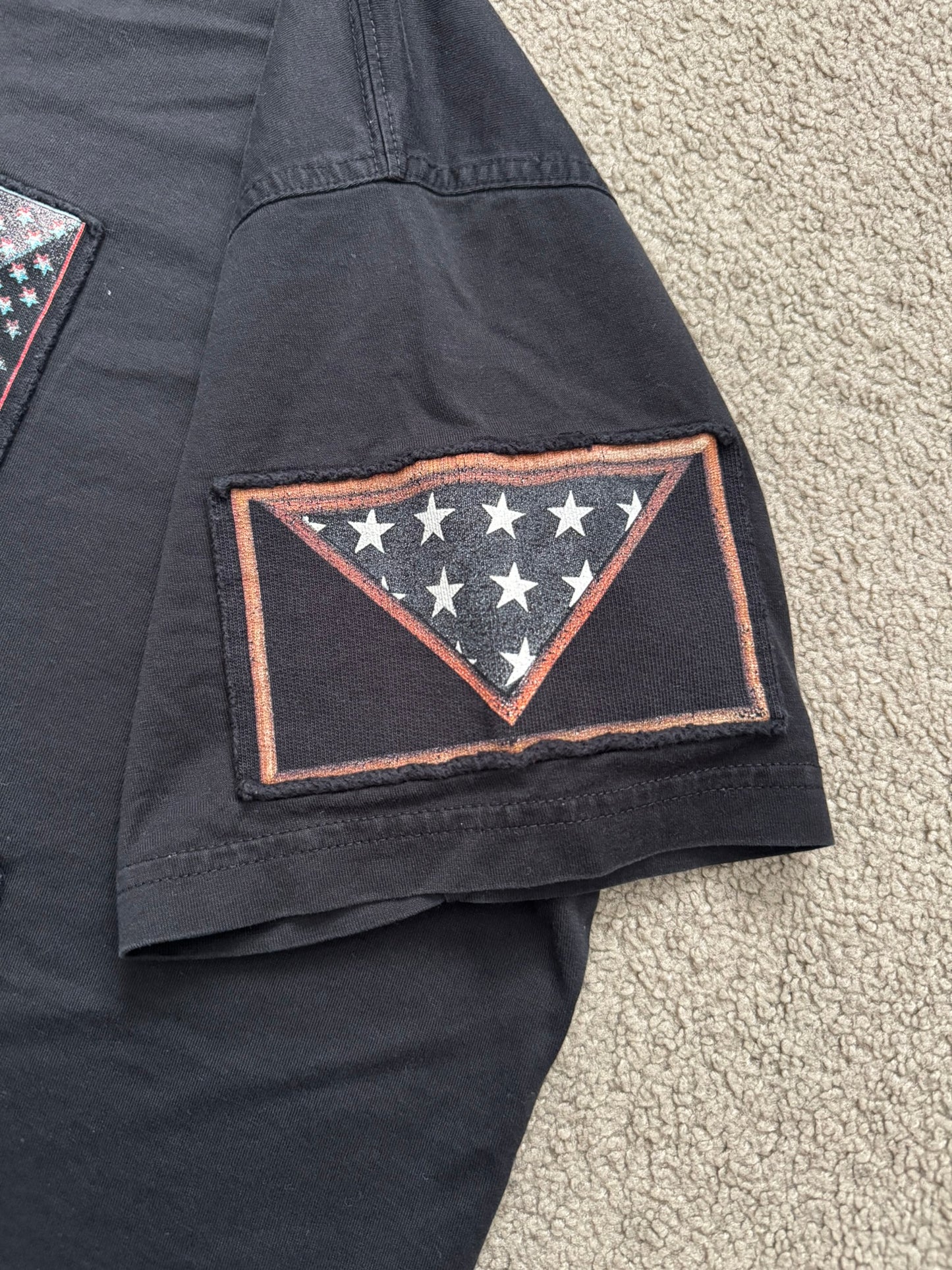 FW16 Givenchy by Riccardo Tisci Patch Flag T Shirt