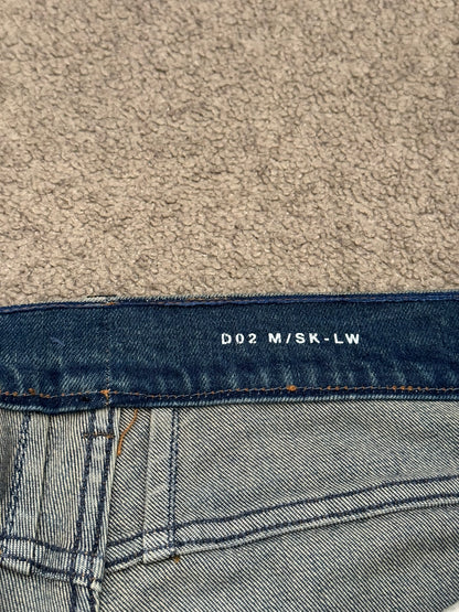 FW16 Saint Laurent by Hedi Slimane Light Washed D02 Denim Jeans