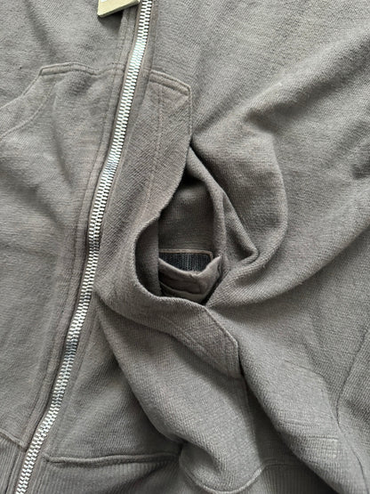 FW16 Rick Owens DRKSHDW Dark Dust Scuba Bullet Hoodie