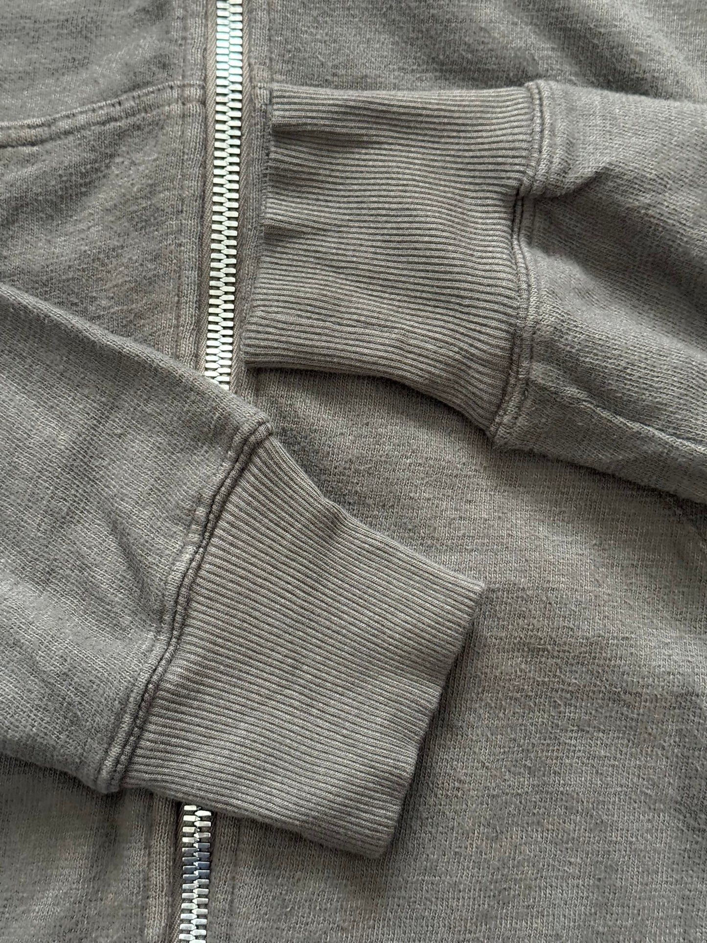 FW16 Rick Owens DRKSHDW Dark Dust Scuba Bullet Hoodie