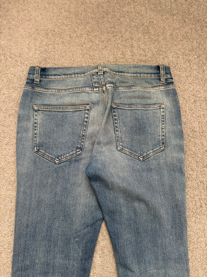 FW16 Saint Laurent by Hedi Slimane Light Washed D02 Denim Jeans