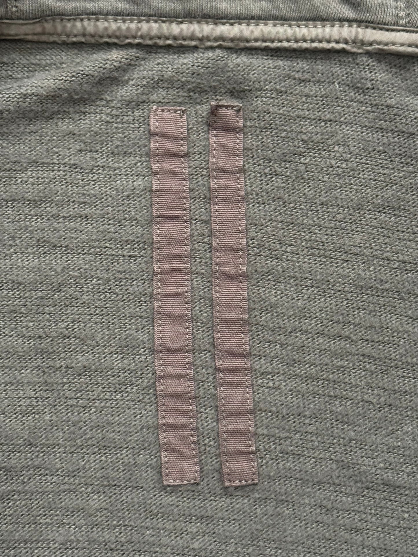 FW16 Rick Owens DRKSHDW Dark Dust Scuba Bullet Hoodie