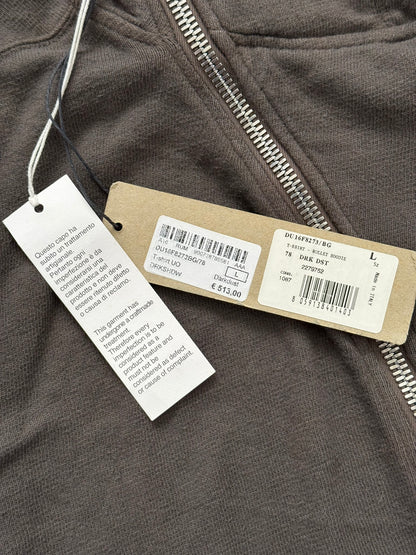 FW16 Rick Owens DRKSHDW Dark Dust Scuba Bullet Hoodie