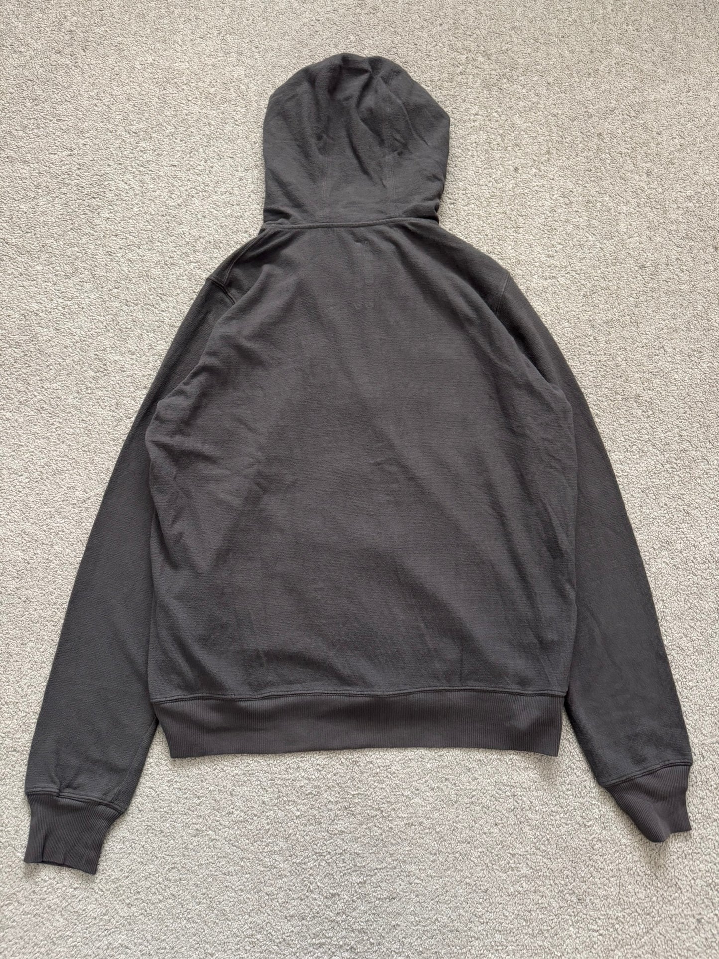 FW16 Rick Owens DRKSHDW Dark Dust Scuba Bullet Hoodie