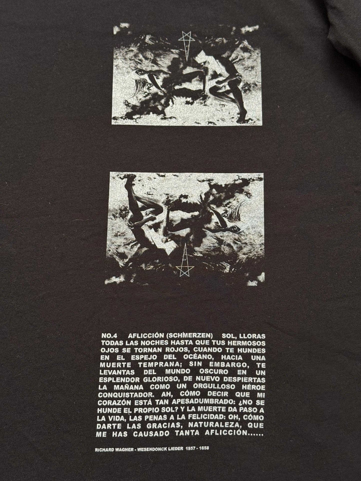 SS20 Rick Owens DRKSHDW "Tecuatl" Pentagram Wagner T Shirt