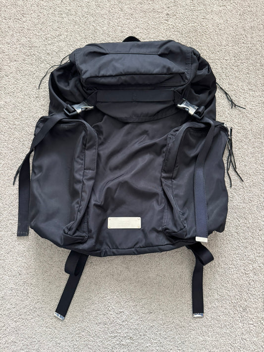 AW11 Undercover Prada GRT Black Nylon Utility Cargo Backpack