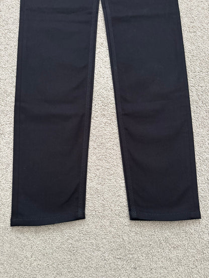 FW22 Givenchy 4G Studded Waist Black Denim Jeans