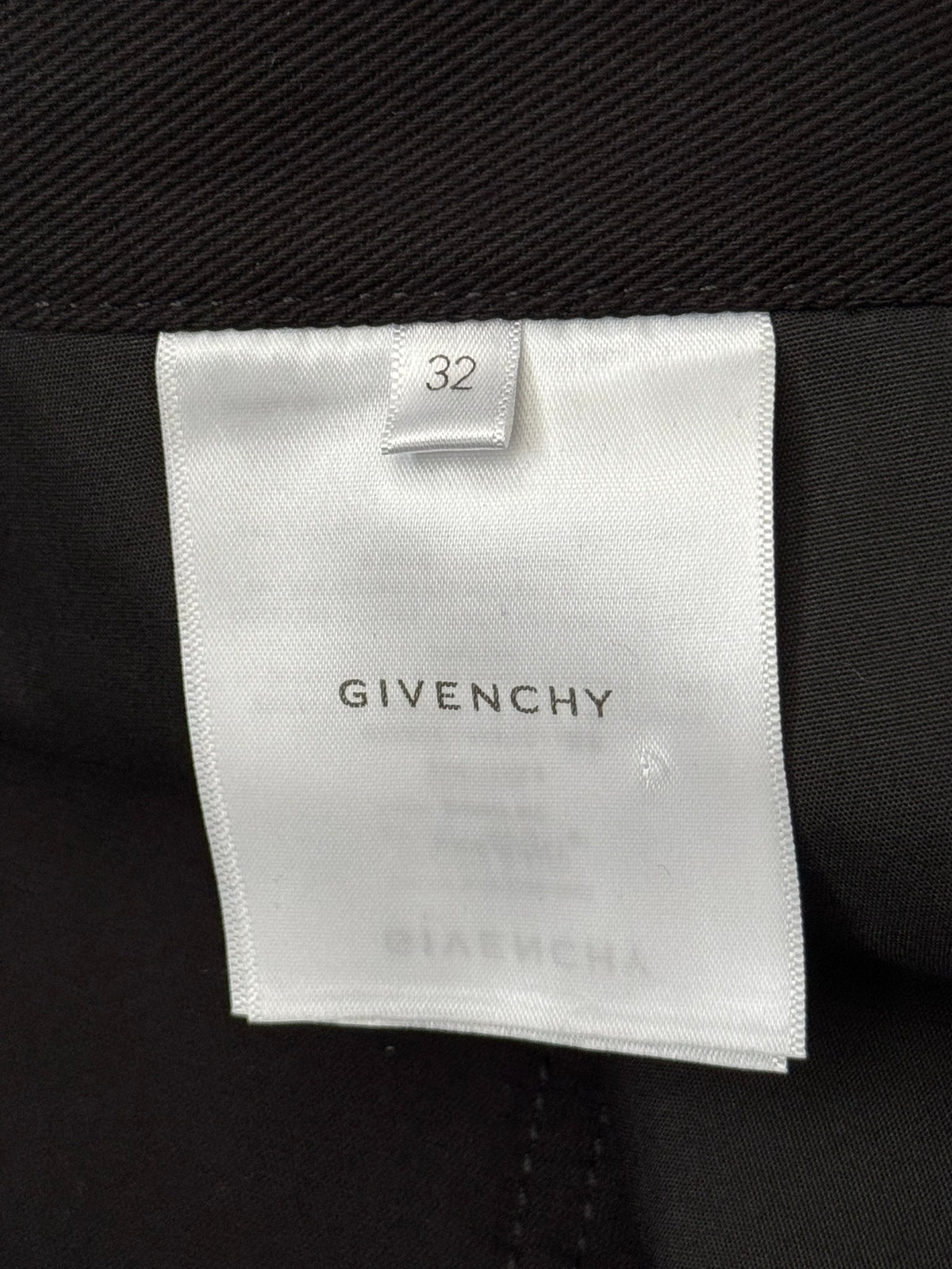 FW22 Givenchy 4G Studded Waist Black Denim Jeans
