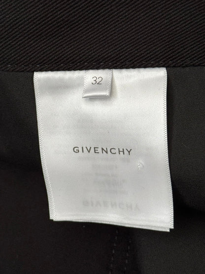 FW22 Givenchy 4G Studded Waist Black Denim Jeans