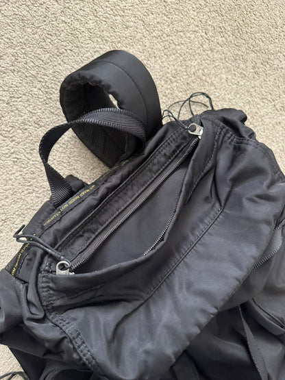 AW11 Undercover Prada GRT Black Nylon Utility Cargo Backpack