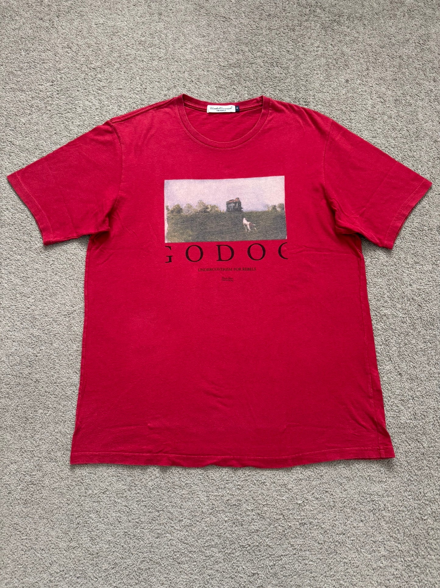 SS14 Undercover "GODOG" In The Distance Graphic T Shirt