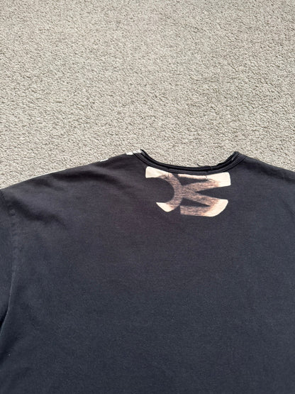 SS07 Comme Des Garcons Homme Verticle Logo Print T Shirt