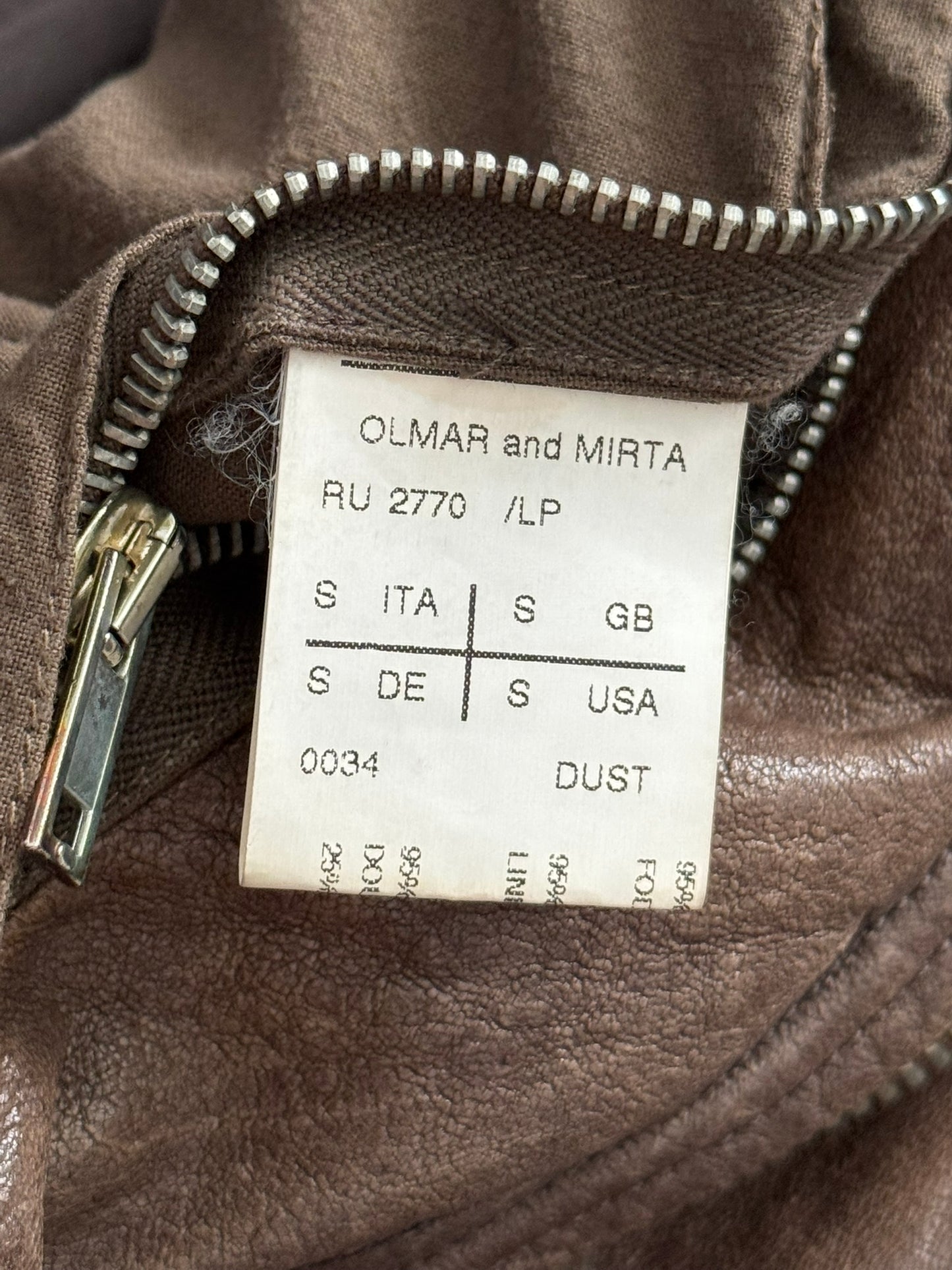 FW08 Rick Owens "Stag" Hammered Lambskin Leather Jacket