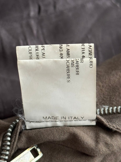 FW08 Rick Owens "Stag" Hammered Lambskin Leather Jacket