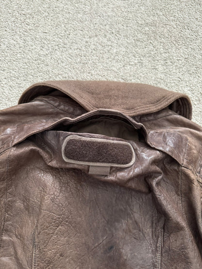 FW08 Rick Owens "Stag" Hammered Lambskin Leather Jacket