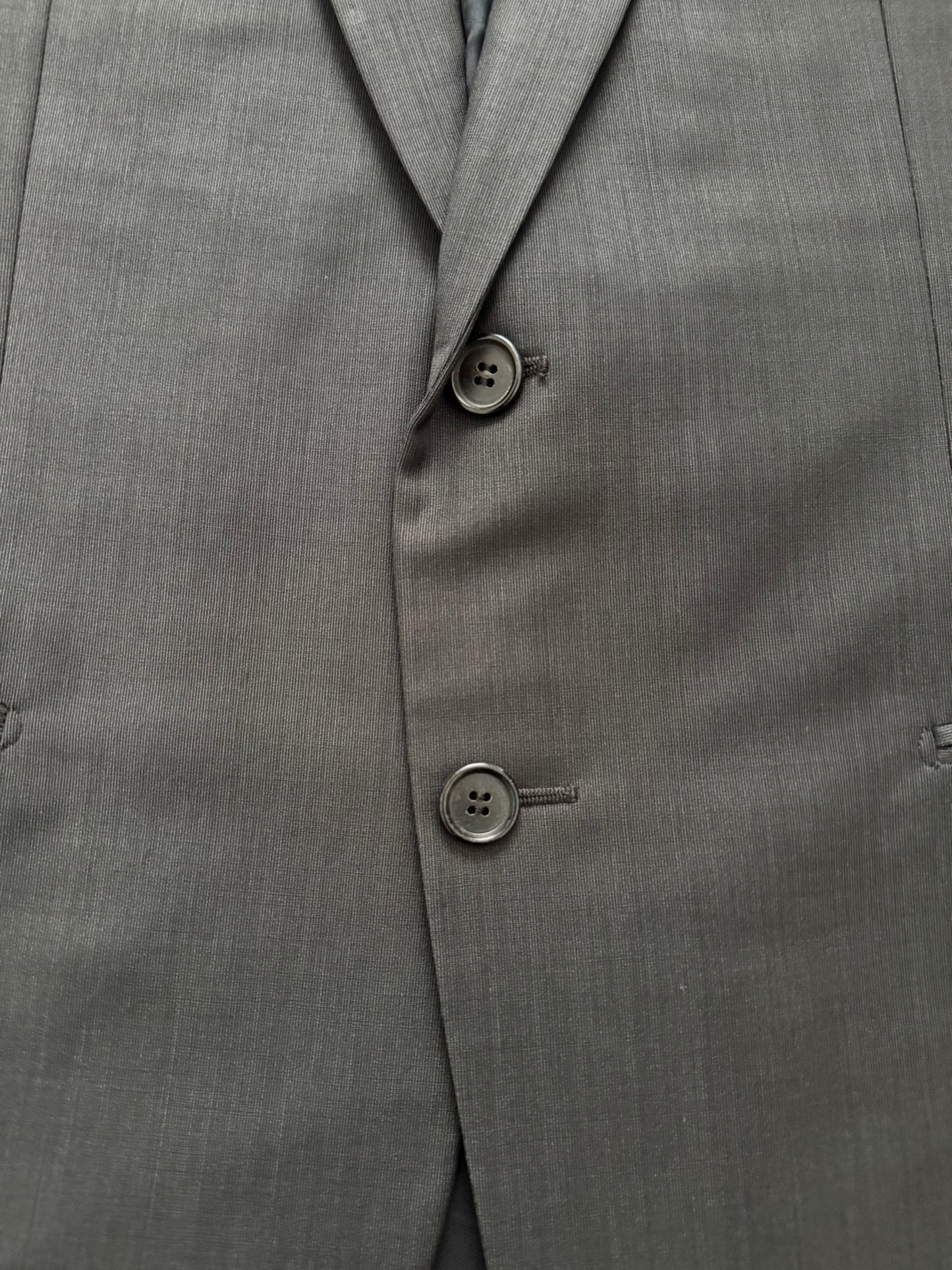 SS09 Dior Homme by Kris Van Assche Dark Grey Glossy Blazer