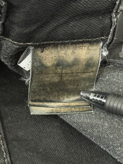 SS11 Rick Owens DRKSHDW "Anthem" Coated Detroit Cut Denim Jeans