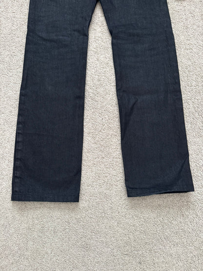 SS11 Rick Owens DRKSHDW "Anthem" Coated Detroit Cut Denim Jeans