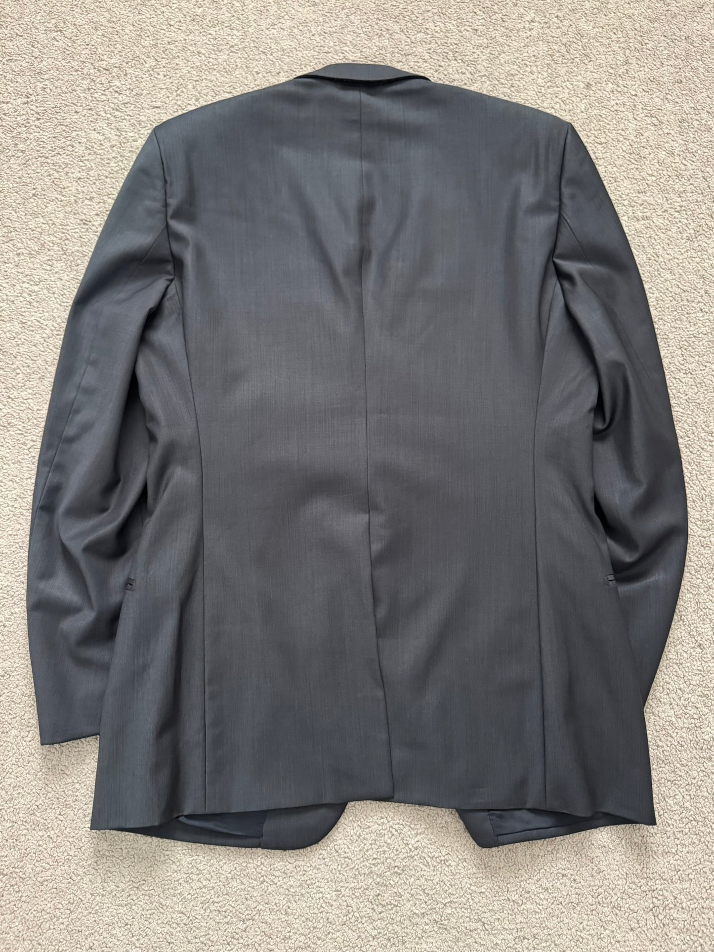 SS09 Dior Homme by Kris Van Assche Dark Grey Glossy Blazer