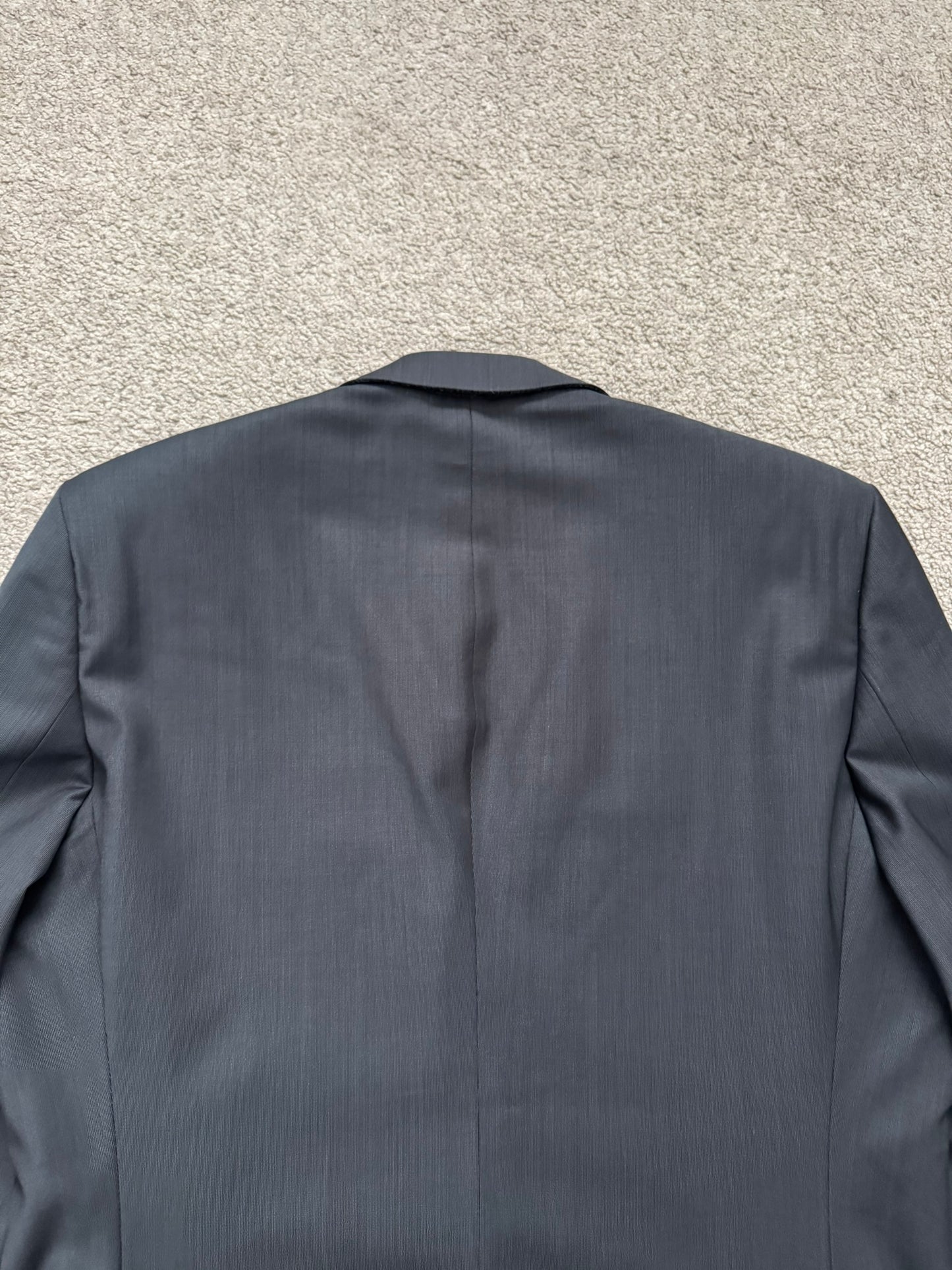 SS09 Dior Homme by Kris Van Assche Dark Grey Glossy Blazer