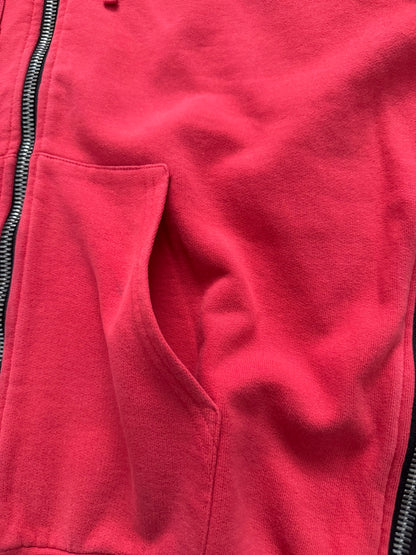 Balmain by Olivier Rousteing Dragon Patch Zip Up Biker Hoodie