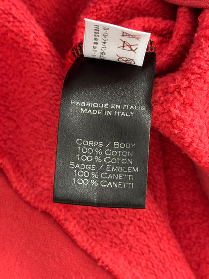 Balmain by Olivier Rousteing Dragon Patch Zip Up Biker Hoodie
