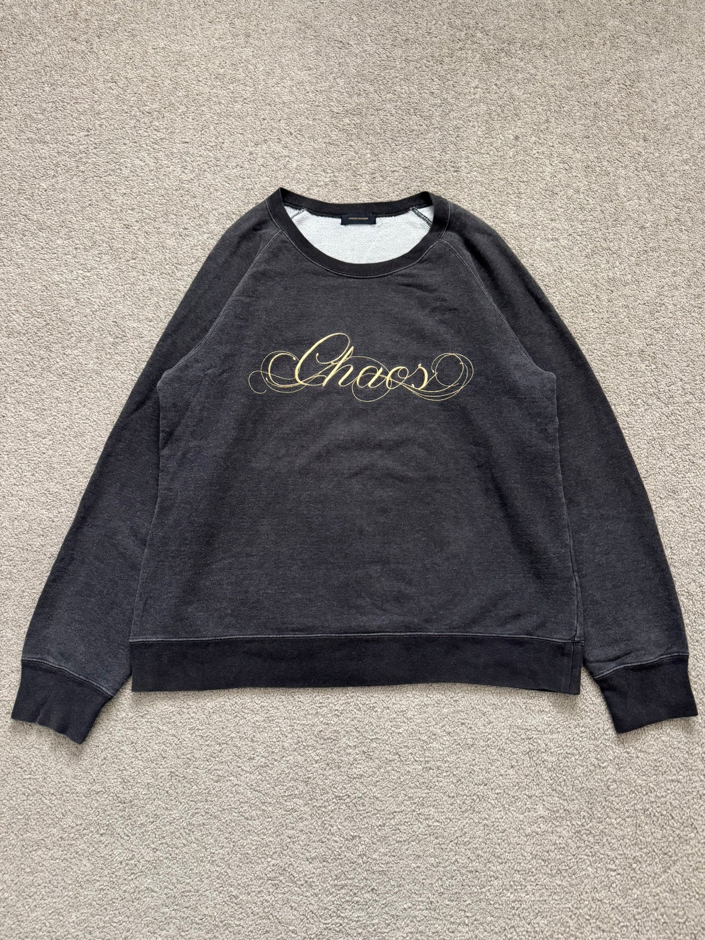 FW14 Undercover Embroidered Chaos Raglan Sweatshirt