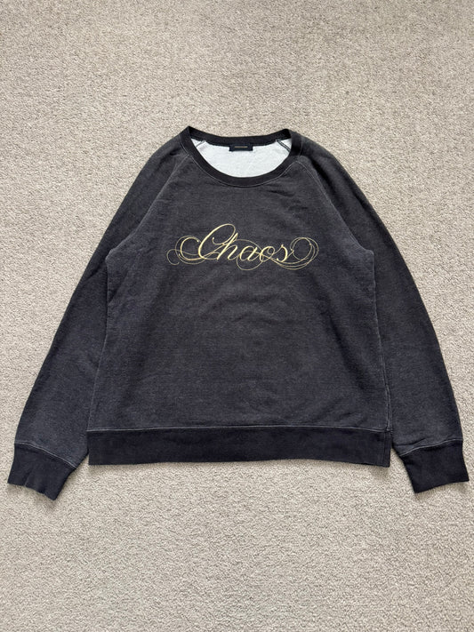 FW14 Undercover Embroidered Chaos Raglan Sweatshirt
