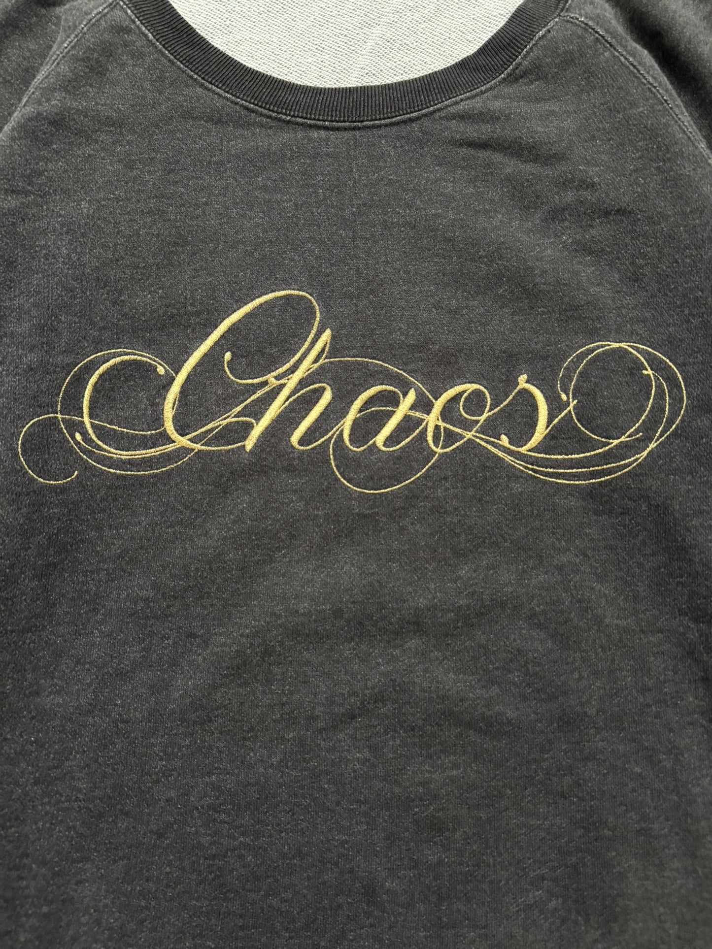 FW14 Undercover Embroidered Chaos Raglan Sweatshirt