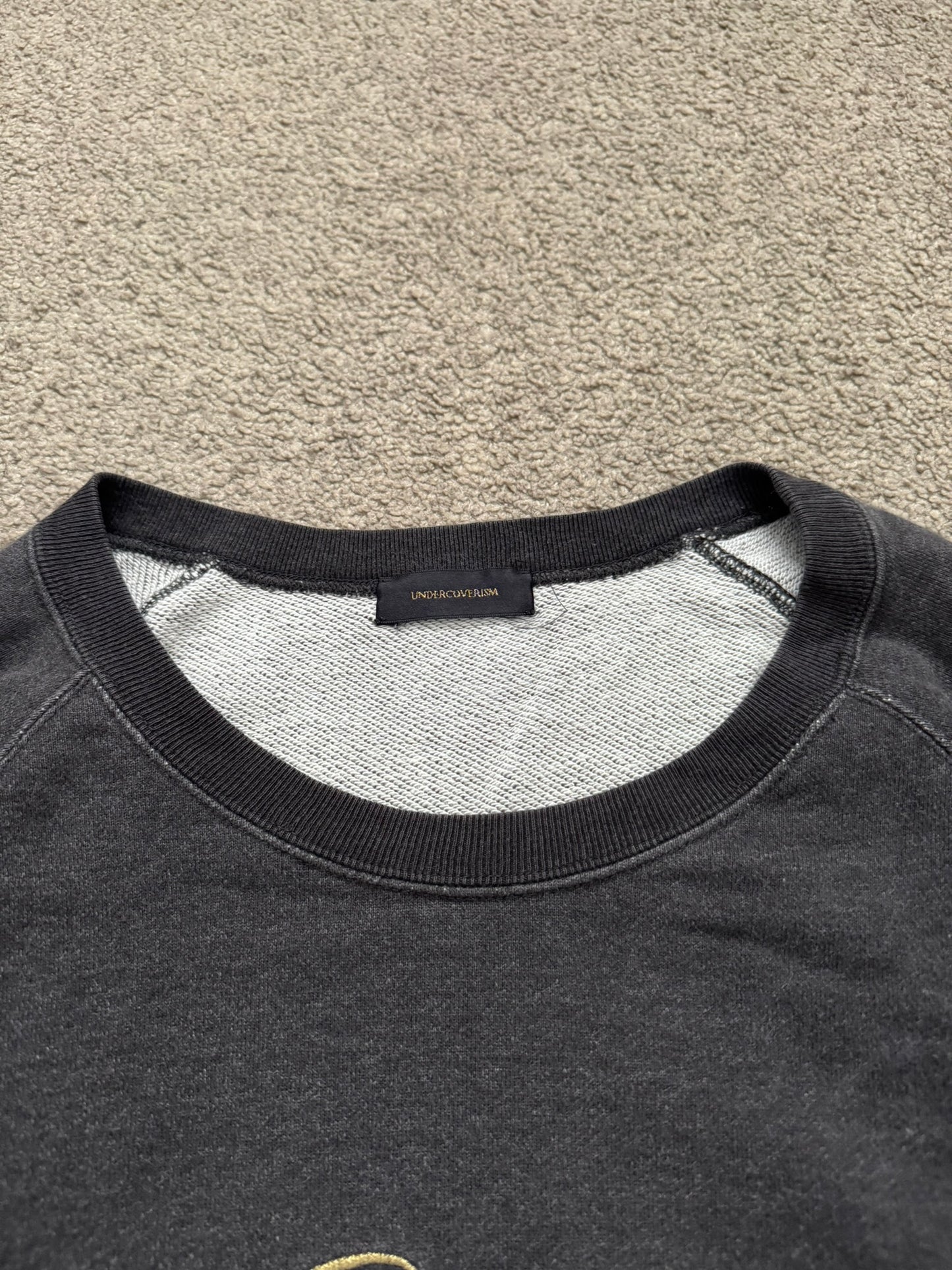 FW14 Undercover Embroidered Chaos Raglan Sweatshirt