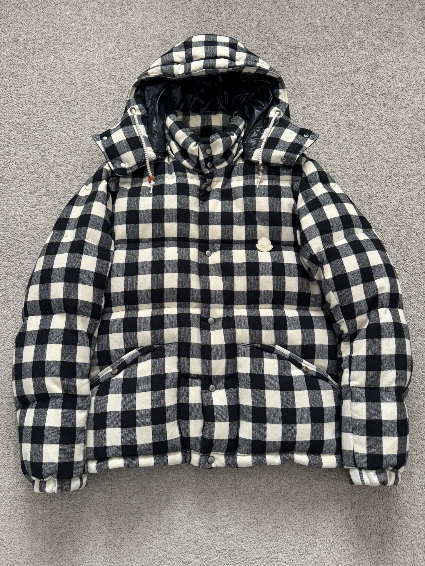 FW10 Moncler x Visvim Borosiri Checkered Puffer Down Jacket
