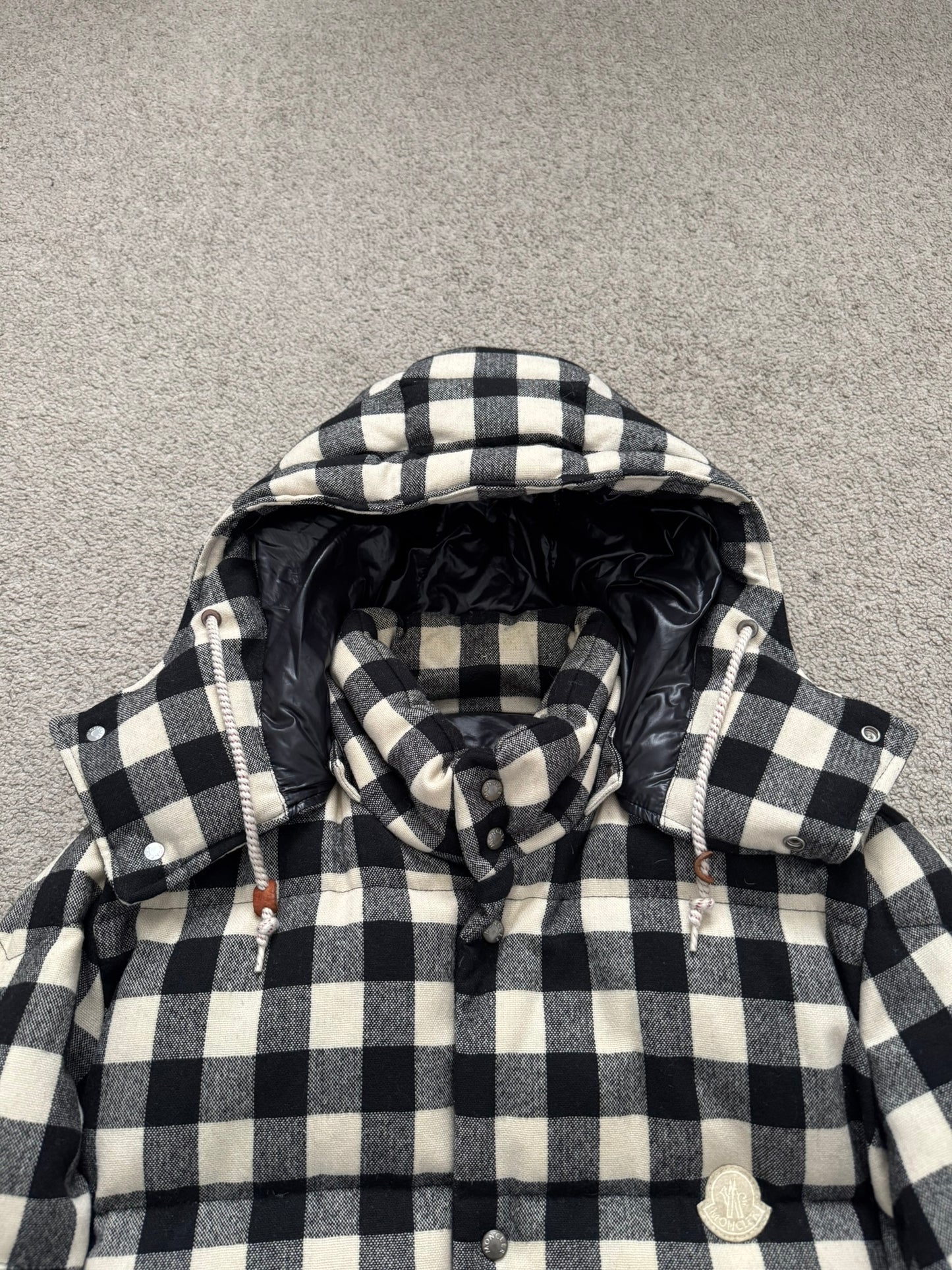FW10 Moncler x Visvim Borosiri Checkered Puffer Down Jacket