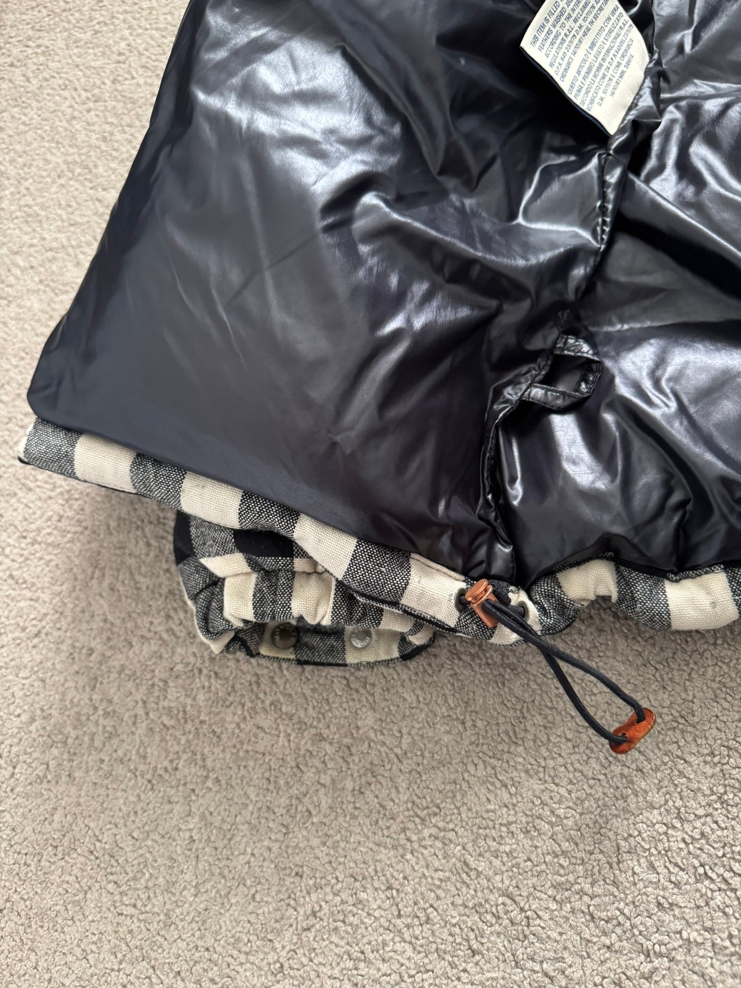 FW10 Moncler x Visvim Borosiri Checkered Puffer Down Jacket