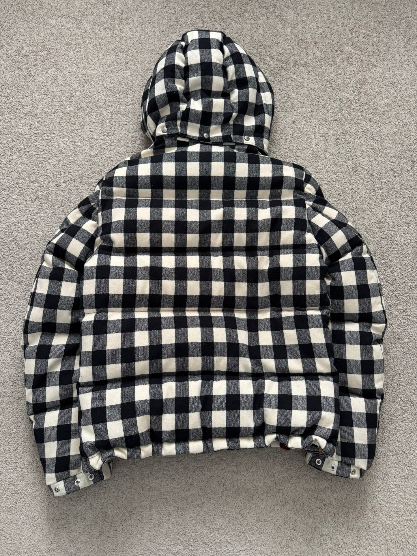 FW10 Moncler x Visvim Borosiri Checkered Puffer Down Jacket